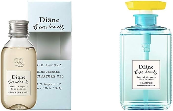 Amazon セット買い ダイアン ボヌール シグネチャー オイル ヘア ボディ ブルージャスミンの香り 100ml ボヌール シャンプー ブルージャスミンの香り ダメージリペア シャイン 500ml ダイアン ボヌール ビューティー 通販