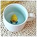 Kederastyle 3D Coffee Mug Animal Inside 12 oz with Cow, Cute Cartoon Handmade Figurine Home Ceramics Cups Morning Mugs