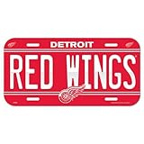 NHL Detroit Red Wings License Plate