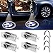 Car Door LED Light Logo HD Projector Ghost Shadow Welcome Lights Low Consumption Shadow Lights for BMW Series (4 Pack)
