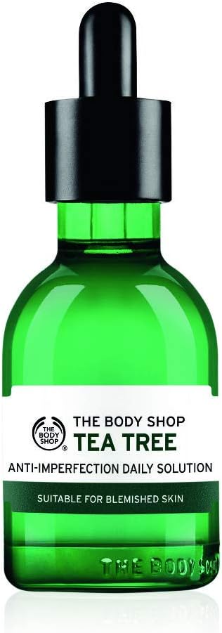 The Body Shop Tea Tree Daily Solution (1x 50ml), Lightweight Face Serum for Blemished Skin With Tea Tree Oil & Salicylic Acid