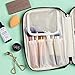 Ellis James Designs Makeup Brush Bag Case Organizer in Black – Professional Designer Make Up Travel Handbag for Make Up Brushes – Stylish & Compact Carrying Holder Storage Handbag Pouch