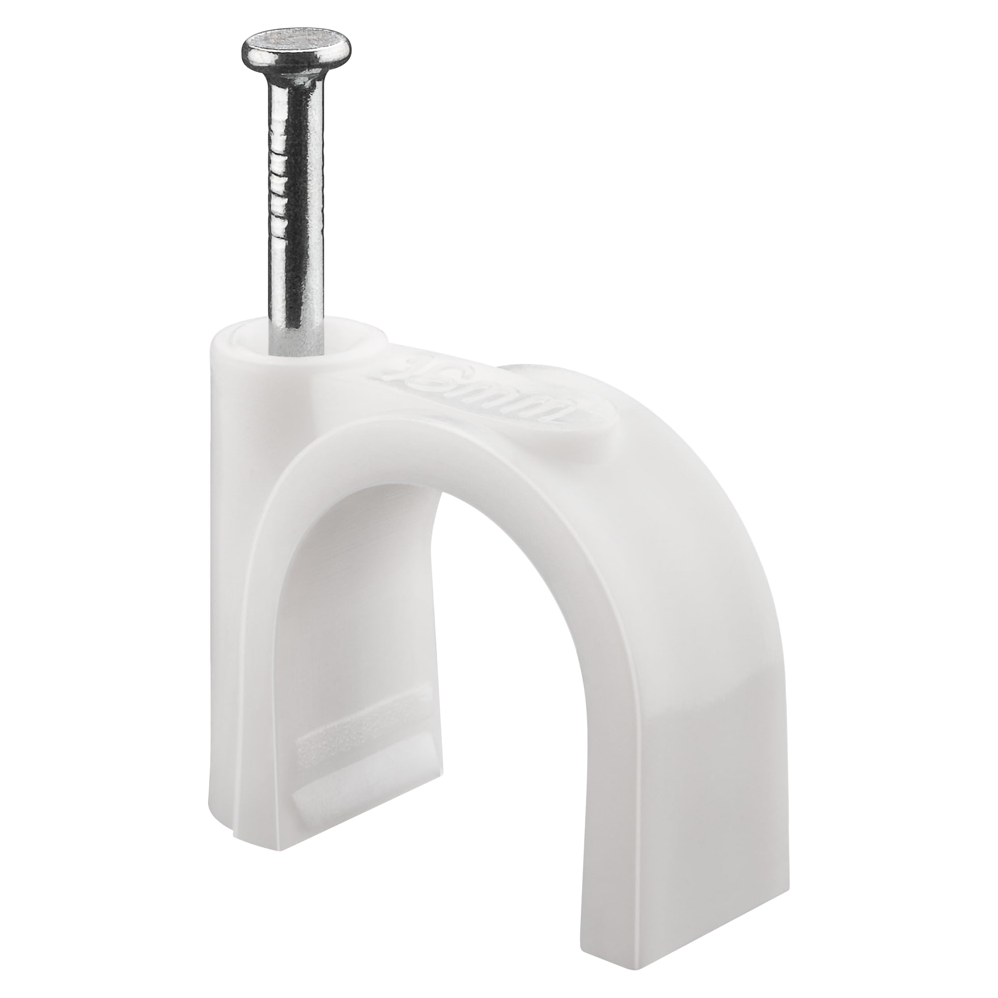 Goobay 17085 Cable clip white - max. cable diameter: 16.0 mm