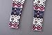 PHOTNO Casual Women Lady Skinny Geometric Print Stretchy Jegging Pants Slim Leggings (L, Multicolor 1)