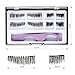 Ultimate Dual Magnetic False Eyelashes Extension Set (8 pieces) - Full Size and Half Size Fake Lashes in One Set with Applicator - Best Reusable and Easy to Apply Ultra Thin Magnets, Natural Look