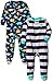 Carter's Boys' Toddler 2-Pack Fleece Pajamas, Dino/Stripe, 5T