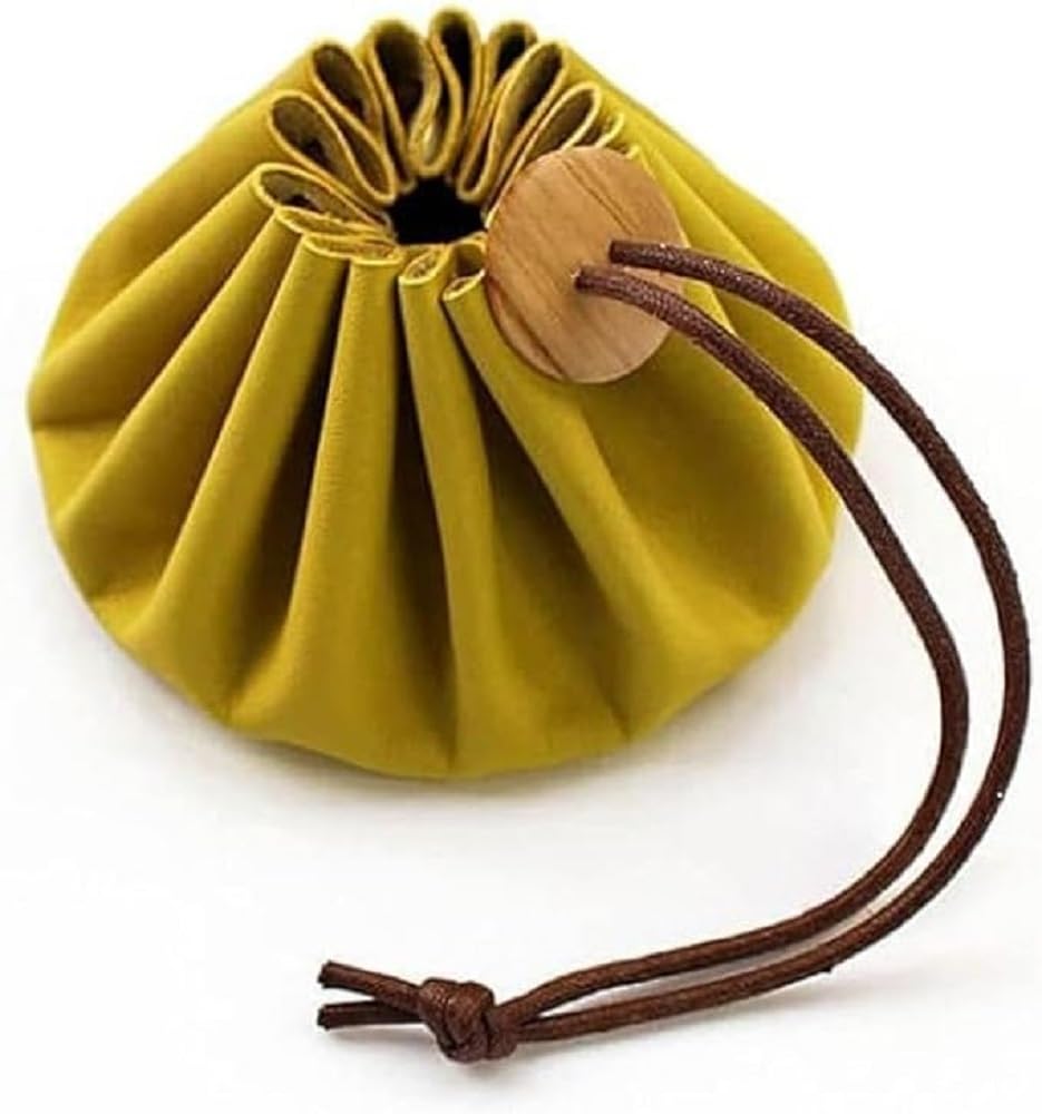 Cohana - Yellow Himeji Leather Pouch - 1 Piece