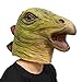 CreepyParty Halloween Costume Party Animal Latex Jurassic Head Mask Dinosaur Stegosaurus