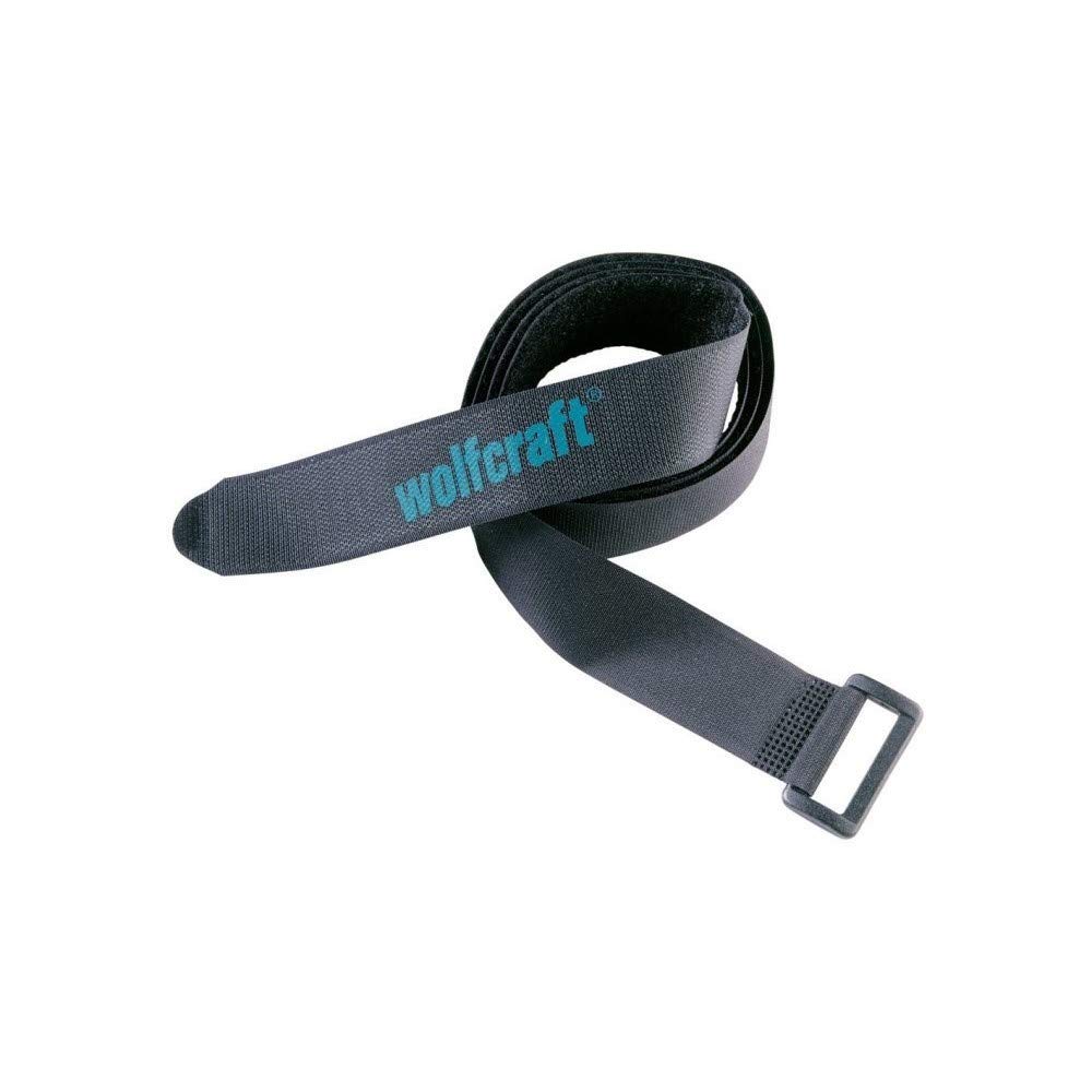 wolfcraft conexio L Hook and Loop Cable Strap I 3009000 I 2 Practical Hook and Loop Straps for Quick securing, Bundling, Fastening, etc.