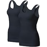 EUYZOU Women Tummy Control Shapewear Tank Tops - Seamless Body Shaper Compression Shirts