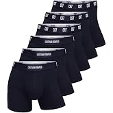 CR7 Men's 6-Pack Cotton Blend Trunks