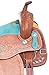 AceRugs Teal Western Saddle Set Horse TACK Premium Tooled Leather Crystal Show Barrel Racing Bridle REINS Breastplate (Teal, 14)thumb 4
