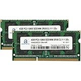 Adamanta 8GB (2x4GB) Apple Memory Upgrade for Mid 2012 MacBook Pro Non-Retina DDR3 1600Mhz PC3-12800 SODIMM 2Rx8 CL11 1.35v RAM