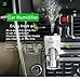BASEIN Car Humidifier with Dual USB Charger, Car Essential Oil Diffuser Vent Clip Air Diffuser Portable Mini USB Humidifier for Car, Office, Home
