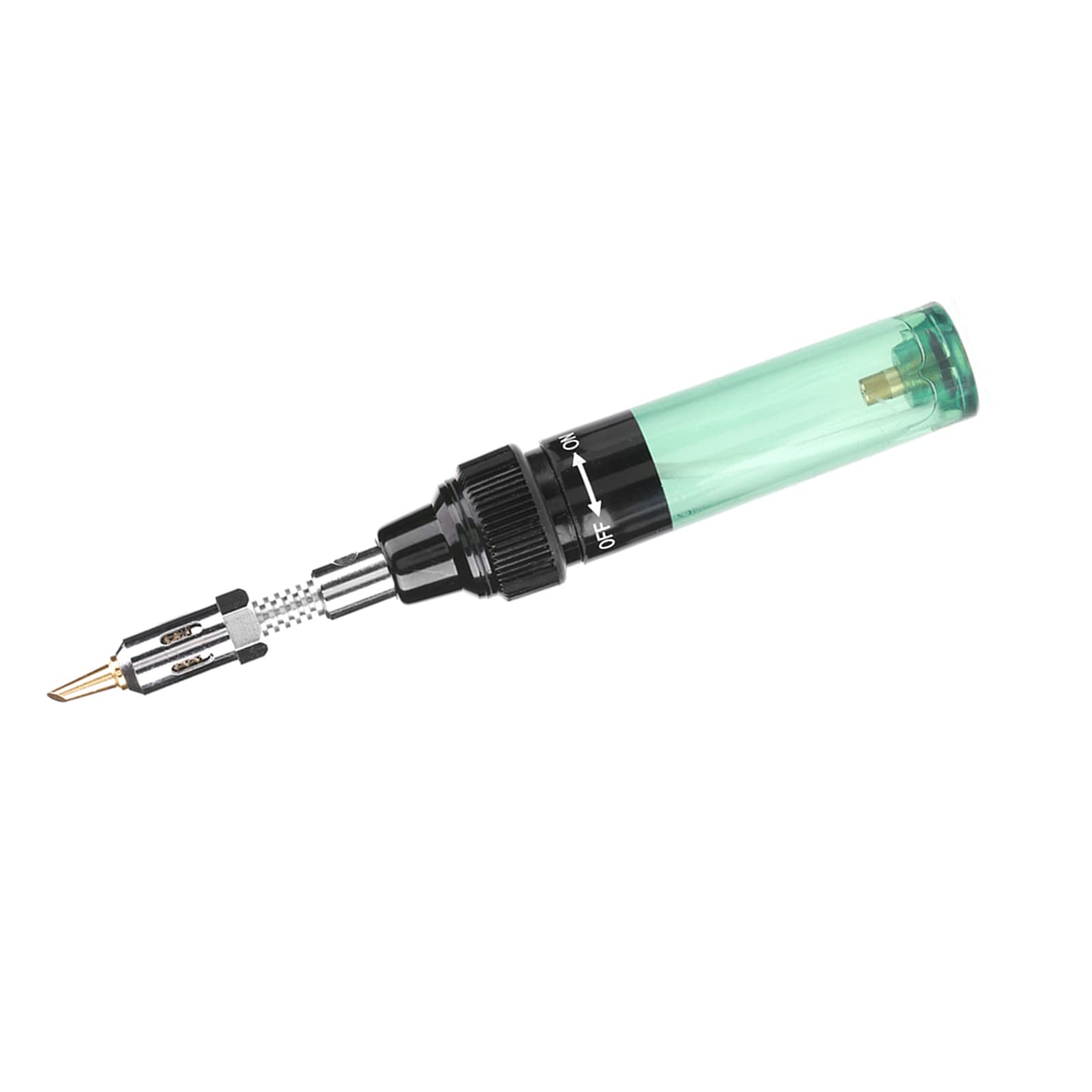 Gas Soldering Iron, Green Cordless Butane Gas Blow Torch Soldering Iron Gun Welding Pen Tool 1300℃