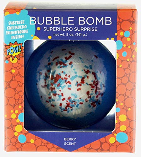Superhero Bubble Bath Bomb for Kids with Surprise Superhero Toy Inside by Two Sisters Spa. Large 99% - //coolthings.us