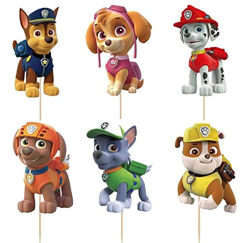 Paw Patrol Cupcake Toppers | Cake Topper Party