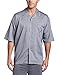 Nautica Men's Captains Herringbone Woven Camp Shirt