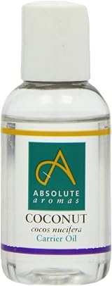 Absolute Aromas Fractionated Coconut Oil 50ml Unscented Carrier Oil