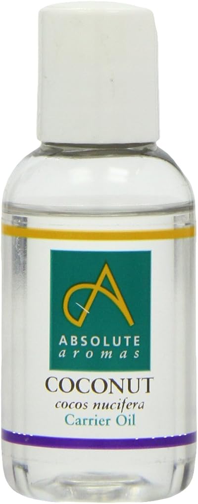 Absolute Aromas Fractionated Coconut Oil 50ml Unscented Carrier Oil