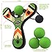 Mighty Fun! - Mischief Maker® Wooden Slingshot - Classic Series - Real Wood Slingshot for Kids, 4 Soft Foam Balls and Storage Bag - Ages 4+ (Green)