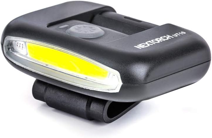 NEXTORCH Ultra Bright Mini Hands Free Rechargeable LED Cap Light Headlamp 170 Lumen Multi-function Headlamp Red White Mode Biking Light For Fishing Running Climbing Biking (With 4 Accessories)