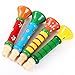 Bhbuy Baby Kid Children Wooden Musical Instrument Trumpet Hooter Bugle Suona Toy