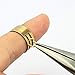LolliBeads (TM) Gold Plated Barrel Leather Cord Ends, Lobster Clasp and Extension Chains Kits Assorted Pack (60 sets)
