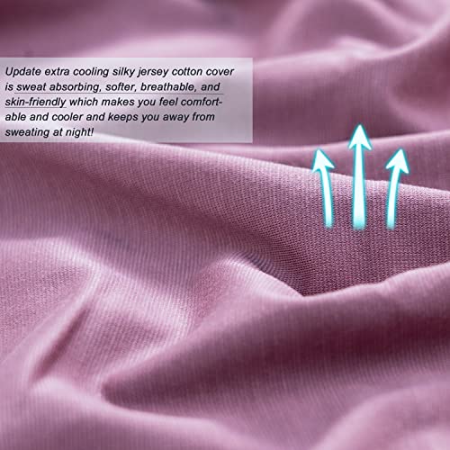 Meiz Pregnancy Pillow, Cooling Silky Pregnancy Pillows for Sleeping, 65