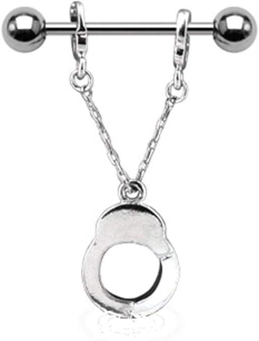 Paula & Fritz® BrustwarzenPiercing Brustpiercing Frau Maenner Intimpiercing Mann Nippelpiercing