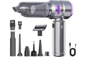 Portable Wireless Handheld Car Vacuum Cleaner with Brushless Motor Powered Air Duster for Home Appliance and Vehicle Interior