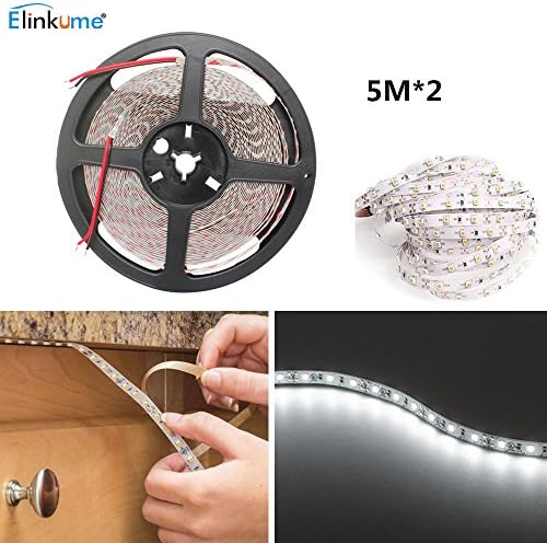 ELINKUME LED Strip Modern 1200 LEDs Kalteweiß