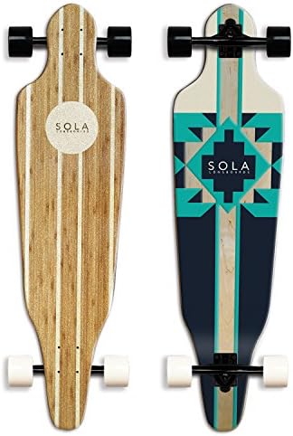 SOLA Bamboo Premium graphic design Complete longboard Skateboard - 36 to 38 inch