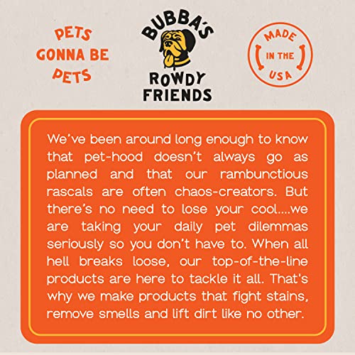 BUBBAS Super Strength Enzyme Cleaner Pet Odor Eliminator Carpet