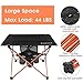Portable Folding Camp Table Large Camping Table with 4 Cup Holders and Carrying Bags for Indoor and Outdoor Picnic Tailgating BBQ Beach Hiking Travel Fishing Fishing(Orange Large with Cup Holder)thumb 4