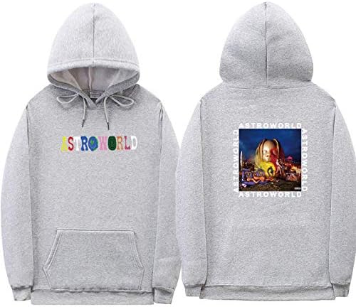 JJZHY Astroworld Travis Scotts Fashion Hot Personalized Print Hoodie Sweatshirt Unisex 7 Color
