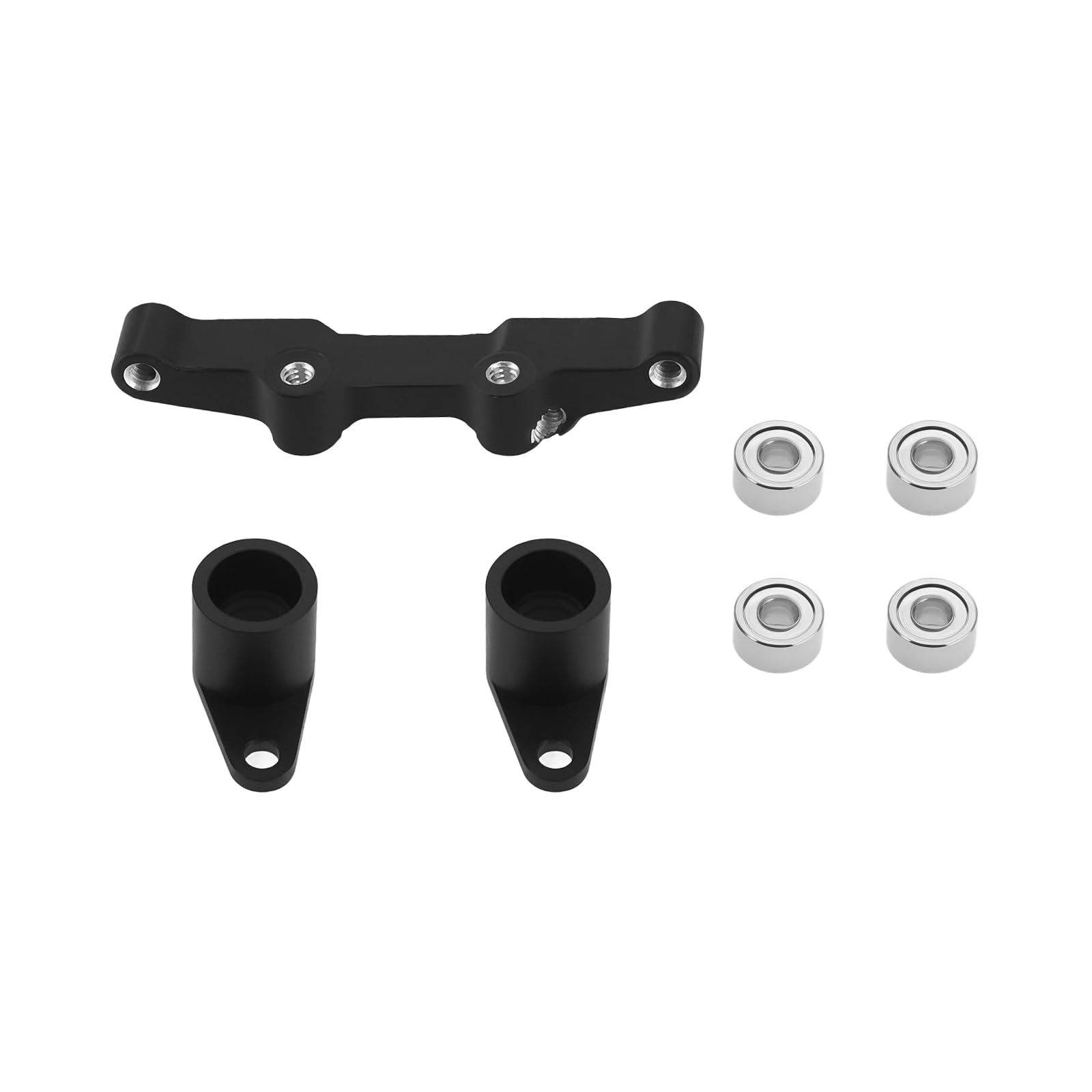 SG Store 1 Set Aluminum Alloy Steering Rack Replacement Part LOS-1761 Compatible with LOSI 1/24 Micro-B 2WD Buggy RTR (LOS00007), Black — image 1