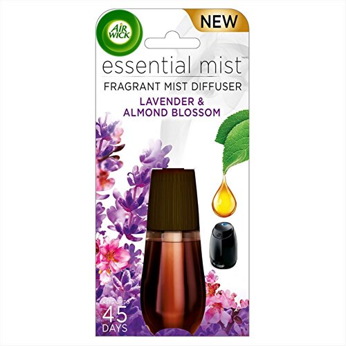 Air Wick Essential Mist, Fragrant Mist Diffuser, Lavender & Almond Blossom 0.67 oz (Pack of 6)