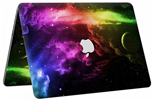UESWILL Full Body Sticker for 13" MacBook Pro with Retina Display, [Anti-scratch] Vinyl Art Skin Decal Sticker- Set w/ Keyboard,Palmrest,Touchpad,Upper & Bottom Skin+Microfibre Cleaning Cloth,(Cosmos) - Thumbnail 6