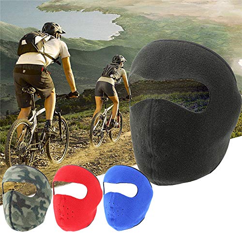 OWMEOT Stretchable Face Shield Mask Guards Balaclava Headwear for Camping,Running,Cycling, Biking, Motorcycling,Fishing,Hunting,Yard Working and Sun UV Protection (Red)