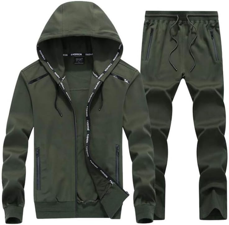 army green sweatsuit
