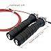 WODSKAI Jump Rope-Adjustable Speed Cable Skipping Ropes-Best for Crossfit, WOD, MMA, Boxing Fitness Training with Ball Bearing System-Free Carry Bag-Spare Cable Including