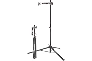 Feedback Sports | Sport-Mechanic Bicycle Repair Stand | Bicycle Workstand W/Tripod Base | Lightweight and Durable | Aluminum Steel Hybrid Construction | Black (Black, Sport Mechanic)
