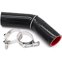 Reinforced Silicone Connector 2.5" 63mm 45 Degree Silicone Coupler - Foto 4