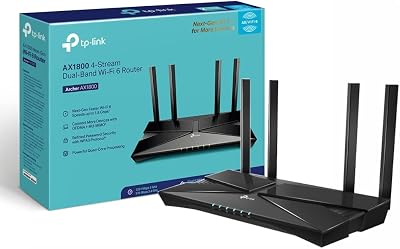 TP-Link Archer AX1800 WiFi 6 Router Dual Band 1.8 Gbps Gigabit Wireless