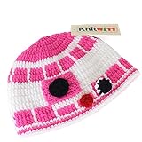 Knitwits Pink Droid Crochet Beanie (Small)