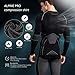ALPINE PRO Men's Compression Shirt,Cool Dry Thermal Long Sleeve Seamless Baselayer, Black, M-L