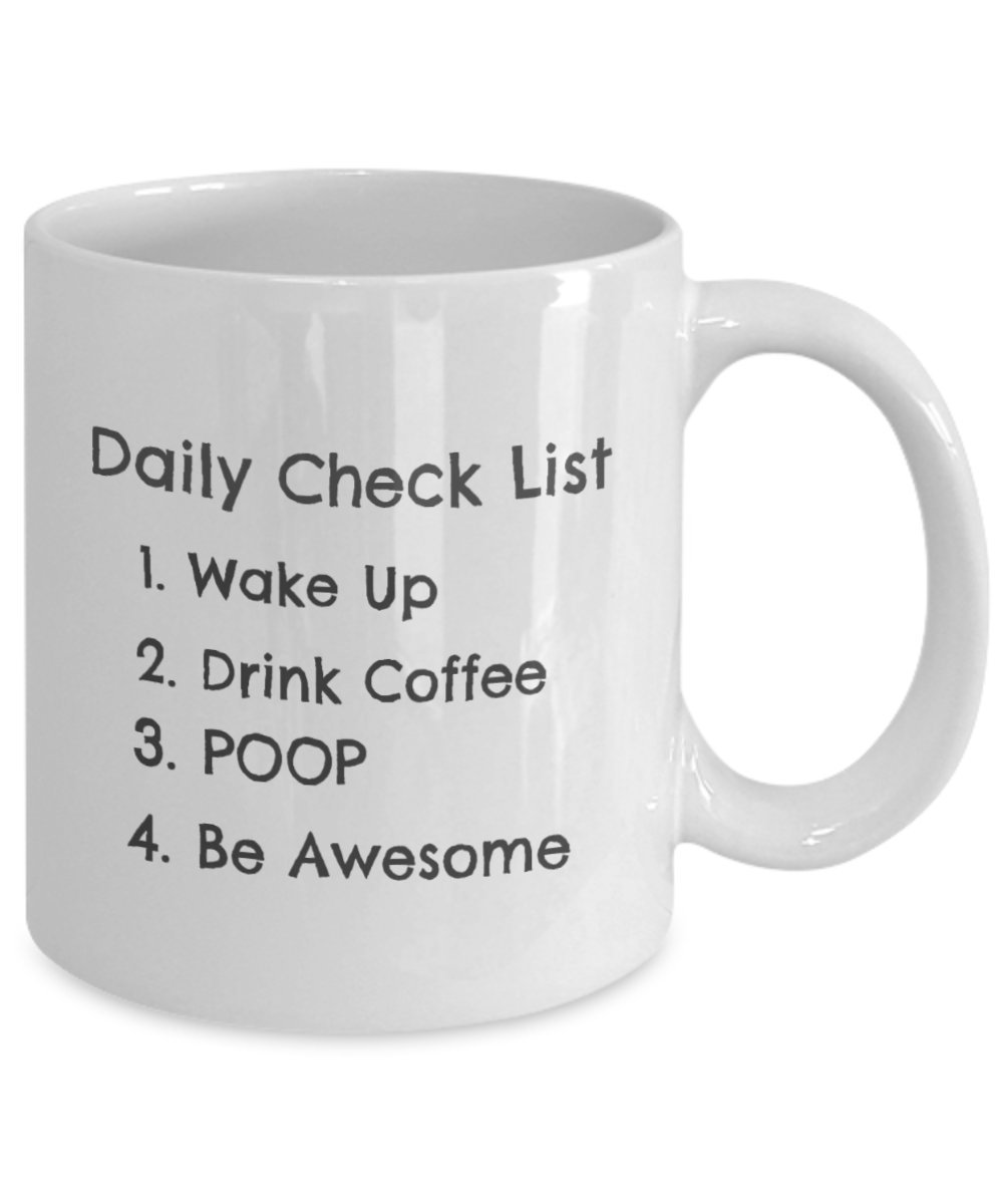 Kitchen & Dining Daily Check List To Do List 11 oz The ...