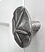Norma Jean Designs Sand Dollar Drawer Knob, Beach Cabinet Pull, Solid Metal, Silver Finish