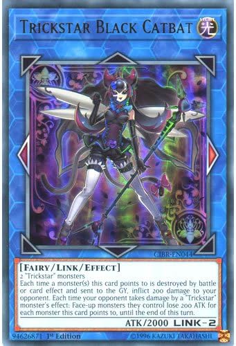 CIBR-EN044 1st Ed Trickstar Black Catbat Ultra Rare Card Circuit Break Yu-Gi-Oh Single Card
